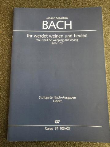 J.S.Bach - Cantate 103 Ihr werdet weinen und heulen BEV103 beschikbaar voor biedingen