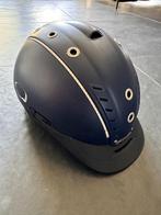 Casco paardrijhelm/ cap 50-54 cm donkerblauw, Gebruikt, Kinderen, Ophalen of Verzenden, Recreatie