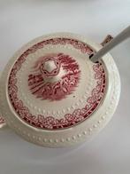 Boerenhoeve rood soep terrine, Ophalen of Verzenden