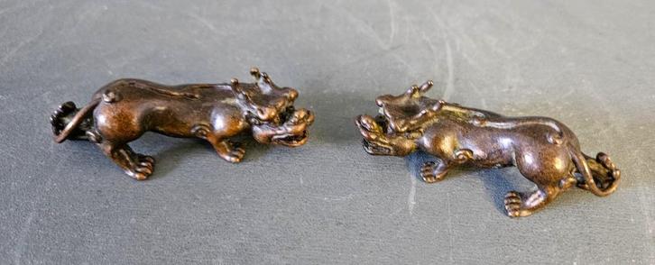 Een Pixiu-beeldjes., Antiek en Kunst, Kunst | Beelden en Houtsnijwerken, Verzenden