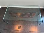 Te koop: Design glazen salontafel Ponte van Fiam, Ophalen, Strak, Gebruikt, 100 tot 150 cm