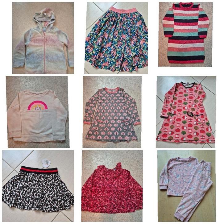 Vrolijke meiden kleding 110-116, maxomorra, someone, 4ff etc, Kinderen en Baby's, Kinderkleding | Maat 110, Gebruikt, Meisje, Jurk of Rok
