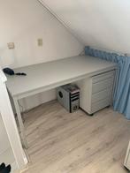 Bureau met 2 ladekasten, Huis en Inrichting, Kasten | Ladekasten, Ophalen, Gebruikt, 50 tot 100 cm, 3 of 4 laden