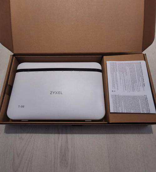 Zyxel T-56 Modem Dual Band Wireless AX6000 Gigabit "NIEUW", Computers en Software, Routers en Modems, Nieuw, Router met modem