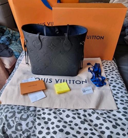 Louis vuitton neverfull empreinte, Sieraden, Tassen en Uiterlijk, Tassen | Damestassen, Zo goed als nieuw, Handtas, Bruin, Ophalen of Verzenden