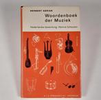 Woordenboek der Muziek - Herbert Gerigk - 1970, Boeken, Ophalen of Verzenden, Gelezen, Instrument