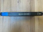 Linksys 16 poort POI netwerk switch LGS318P, Ophalen of Verzenden, Zo goed als nieuw