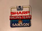 Sharp Racing Team Samson reclame motor patch embleem, Ophalen of Verzenden, Nieuw, Auto's