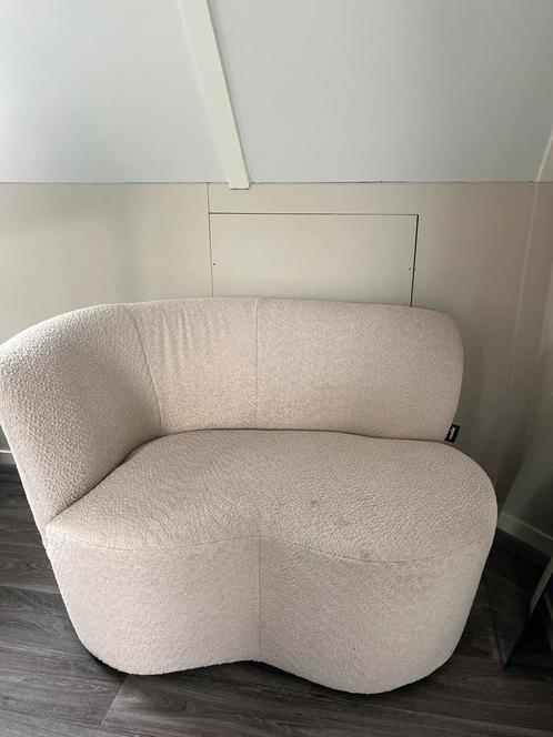WOOOD fauteuil stone, Huis en Inrichting, Fauteuils, Gebruikt, Stof, Ophalen
