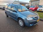 Dacia Logan MCV 1.6-16V Lauréate 7p. Airco Bj:2008 NAP!, Auto's, Dacia, Gebruikt, Blauw, 7 stoelen, Origineel Nederlands