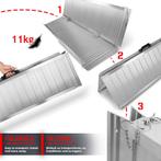 Rolstoeloprijplaat opvouwbaar 150 cm aluminium GRATIS BZRGD, Diversen, Verzenden, Nieuw