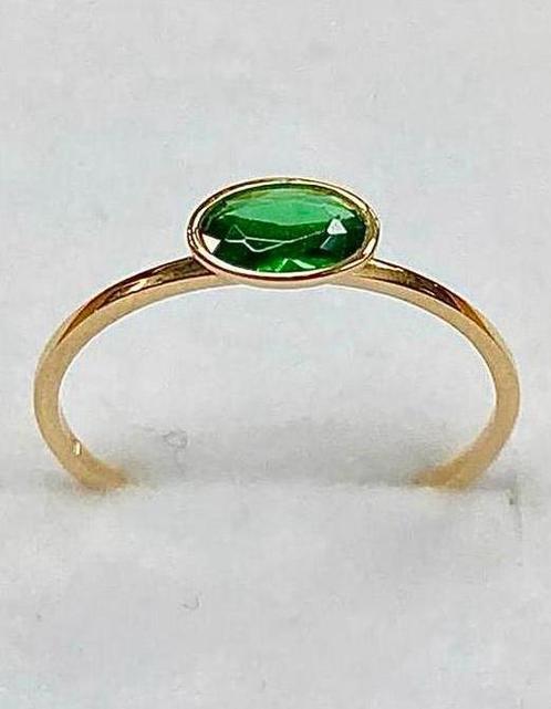 14k Gouden Ring met steen, Sieraden, Tassen en Uiterlijk, Ringen, Nieuw, Dame, 17 tot 18, Goud, Ophalen of Verzenden