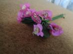 bosje roze zijde bloemen op ijzer draad, Hobby en Vrije tijd, Knutselen, Nieuw, Ophalen of Verzenden, Materiaal