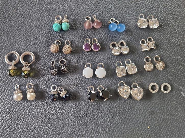 Ti Sento Creolen met Bedels, Sieraden, Tassen en Uiterlijk, Armbanden, Gebruikt, Zilver, Overige kleuren, Met bedels of kralen