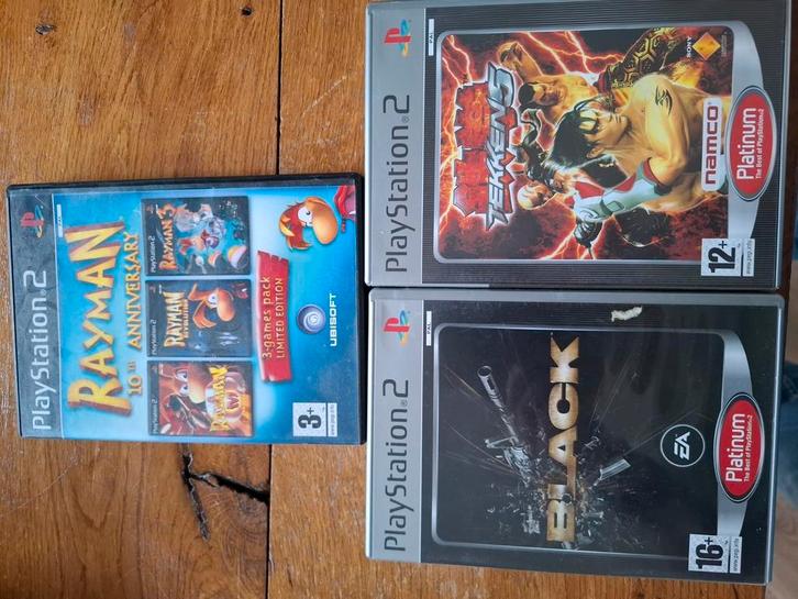 4: PlayStation 2 games: Rayman 10th Annivsry | Black |Tekken, Spelcomputers en Games, Games | Sony PlayStation 2, Zo goed als nieuw