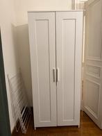 Witte kledingkast, Huis en Inrichting, Kasten | Kledingkasten, Ophalen, Gebruikt, 50 tot 100 cm, 150 tot 200 cm