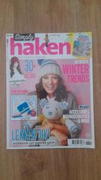 Simply haken  januari 2016, Ophalen of Verzenden, Zo goed als nieuw, Haken, Patroon of Boek