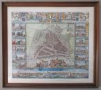 Joannes de Vou: uitgebreide plattegrond van Rotterdam, 1694, Antiek en Kunst, Kunst | Schilderijen | Klassiek, Ophalen