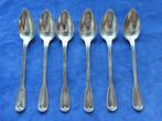 12 zilveren lepels dubbel hartfilet Delheid Freres 213 gram, Ophalen of Verzenden, Zilver