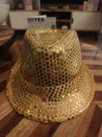 Gouden Pailletten Hoed - Feest & Carnaval (toppers hoedje), Hoed, Geen merk, Gedragen, One size fits all