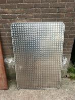 Vintage USA diner tafelblad, geborsteld, Huis en Inrichting, Tafels | Eettafels, Ophalen, Gebruikt, 100 tot 150 cm, 50 tot 100 cm