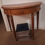 Massief kersenhouten halfronde sidetable zgan, Huis en Inrichting, Tafels | Sidetables, Ophalen of Verzenden, Zo goed als nieuw