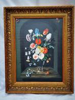 Kleurrijke Kunstwerken Olieverf Schilderij Stilleven boeket, Ophalen of Verzenden