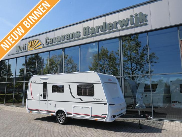 Dethleffs Nomad 460 EL ATC+VLOERVERW.GLADDEPLAAT, Caravans en Kamperen, Caravans, Bedrijf, tot en met 3, 1000 - 1250 kg, Standaardzit
