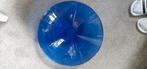 Mooie blauwe glazen schaal 39cm, Ophalen, Schaal, Rond, Nieuw