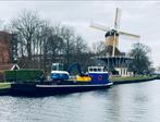 Schip boot werk schip party vis ponton woon plezier, Watersport en Boten, Ophalen, Gebruikt