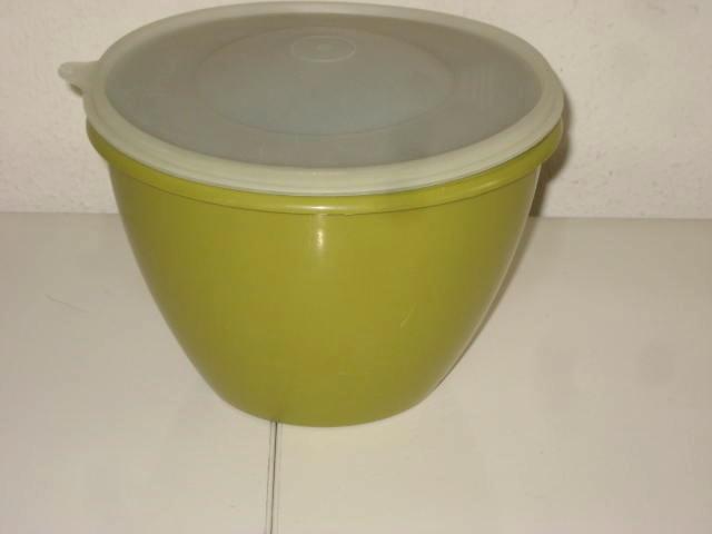 Vintage Tupperware saladekom groen, Huis en Inrichting, Keuken | Tupperware, Gebruikt, Overige typen, Groen, Ophalen of Verzenden
