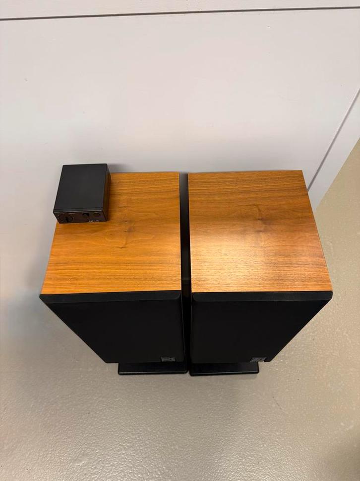 KEF 103/3  Kube & Speakers - Vintage Audio Set, Audio, Tv en Foto, Luidsprekers, Gebruikt, Front, Rear of Stereo speakers, Minder dan 60 watt