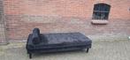 Zwart Fluwelen Daybed - Stijlvol & Comfortabel, Huis en Inrichting, Ophalen, Hout, Eenpersoons, 150 tot 200 cm