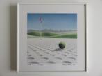René Boin Golf I zeefdruk, ingelijste Sport kunst, Antiek en Kunst, Kunst | Litho's en Zeefdrukken, Ophalen of Verzenden