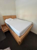 Steigerdelen bed 140x200 met emma matras, Ophalen, Overige kleuren, 140 cm, Zo goed als nieuw