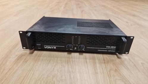 Vonyx VXA-800 PA versterker 2x 400W, Muziek en Instrumenten, Versterkers | Keyboard, Monitor en PA, Zo goed als nieuw, P.A., Ophalen