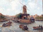 “Gezicht op molen, in Delfshaven ” GJ Delfgaauw (1882-1947), Ophalen
