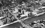 AZ538 Krommenie Linoleum fabriek Noord vanuit de lucht 1966, Verzenden, 1960 tot 1980, Ongelopen, Noord-Holland