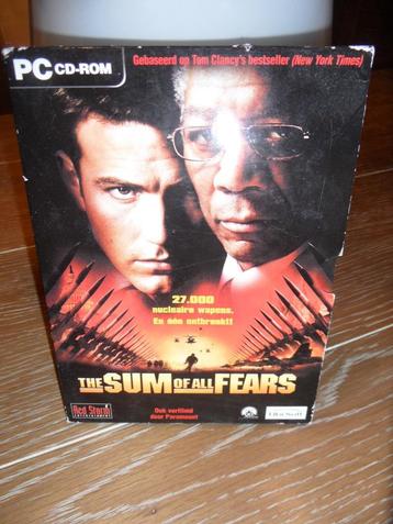 Originele PC game the Sum of all Fears beschikbaar voor biedingen