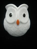 Uil vaas porselein, Ophalen, Wit, Aardewerk of Porselein, Nieuw