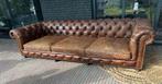 Chesterfield bank een mooie eyecatcher, Gebruikt, 100 tot 125 cm, Klassiek, 300 cm of meer