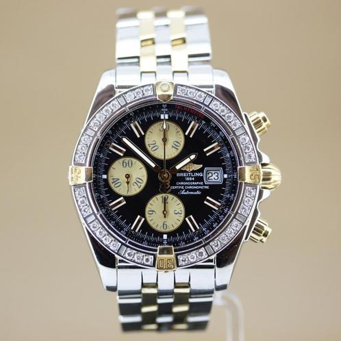 Breitling Chronomat Evolution Diamant B13356, Sieraden, Tassen en Uiterlijk, Horloges | Heren, Zo goed als nieuw, Polshorloge