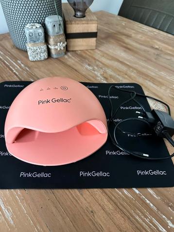 Pink gellac lamp beschikbaar voor biedingen