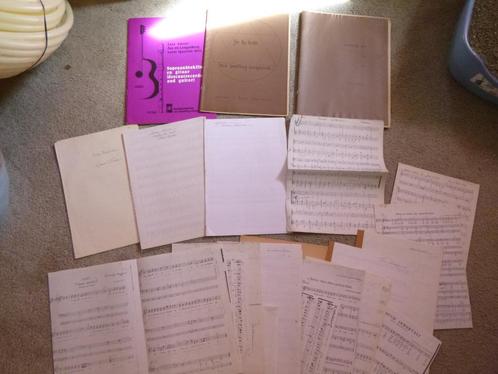 bladmuziek, fluit en gitaar, Muziek en Instrumenten, Bladmuziek, Gebruikt, Klassiek, Gitaar, Blokfluit, Ophalen of Verzenden