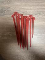 10 Plastic Haringen 30cm - Tentaccessoires, Ophalen of Verzenden, Gebruikt