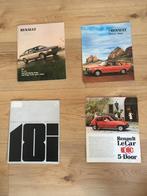 Amerikaanse Renault brochures van R18, le car (5) en Fuego, Boeken, Auto's | Folders en Tijdschriften, Ophalen of Verzenden, Zo goed als nieuw