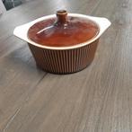 Vintage Villeroy en Boch bruine dekschaal nr 4, Ophalen of Verzenden, Gebruikt