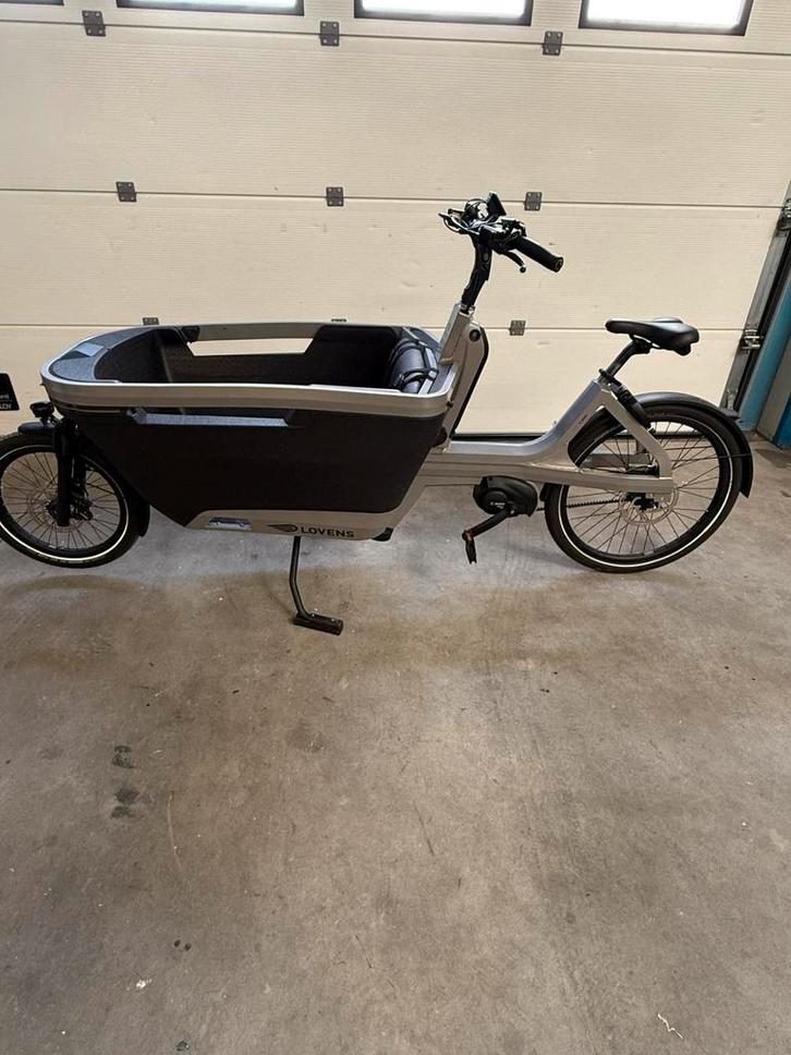 Lovens bakfiets zgan!!! (250km), Fietsen en Brommers, Fietsen | Bakfietsen, Zo goed als nieuw, 4 kinderen of meer, Huif, Ophalen of Verzenden