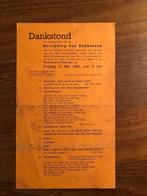 1945 Bevrijding Enkhuizen Dankstond in de Westerkerk op, Boeken, Ophalen of Verzenden, Gelezen
