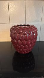 Fruit/ framboos vaas large, Ophalen of Verzenden, Zo goed als nieuw, Glas, Minder dan 50 cm